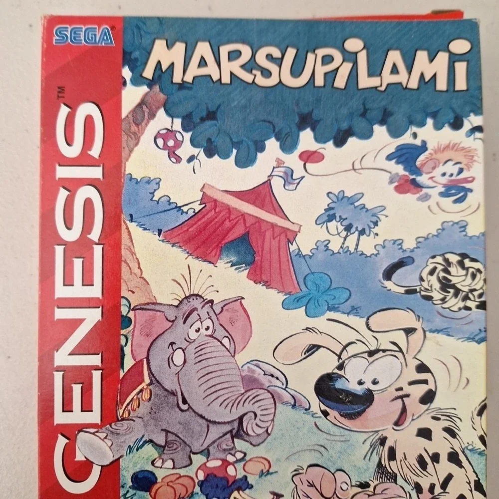 VTG 1996 Sega Genesis Marsupilami Video Game K-A Excellent Game & Box Only